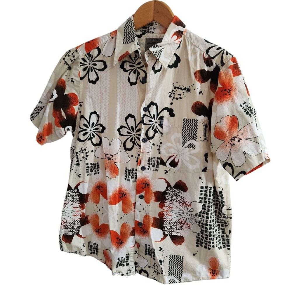 Pineapple Connection Hawaiian Shirt Mens Size Small Bold Resort Vacation‎ Casual